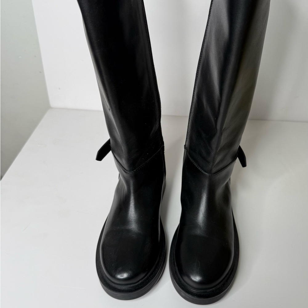 Zara Black Over the Knee Boots
